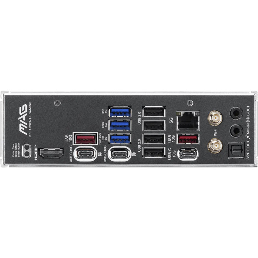 Msi mag x870e tomahawk max wifi socket am5 moederbord (zwart, raid, 5gb-lan, wi-fi 7, bt, sound, atx)