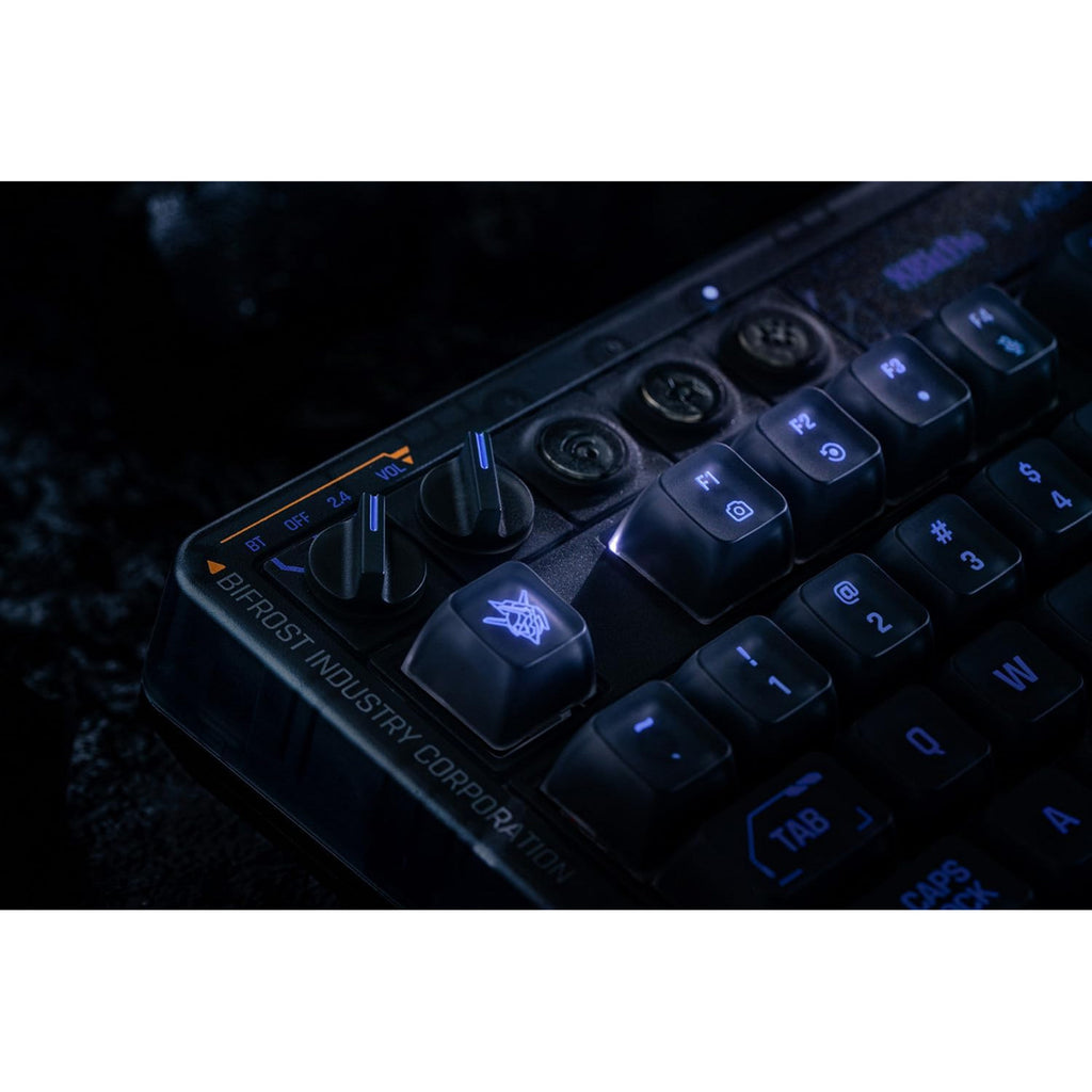 8bitdo retro 87 mechanical keyboard - mecha break (zwart, us lay-out (qwerty), kailh box jellyfish pro glaze, 80% (tkl), abs keycaps, hot-swap, bluetooth le 5.0, wireless 2.4ghz, usb)