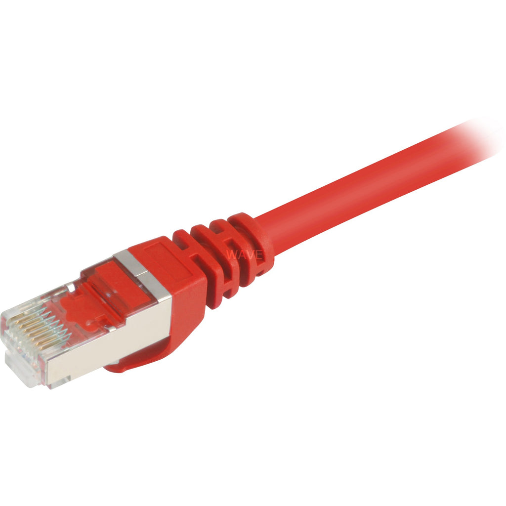 Sharkoon cat.6 netwerkkabel (rood, 1 meter, sftp, rj-45)