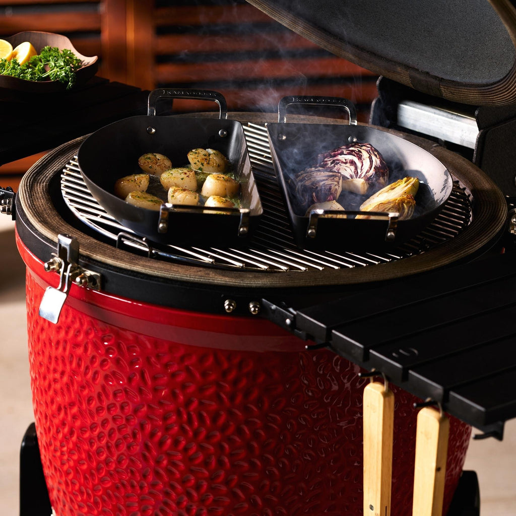 Kamado Joe Karbon halbes Pfannenset