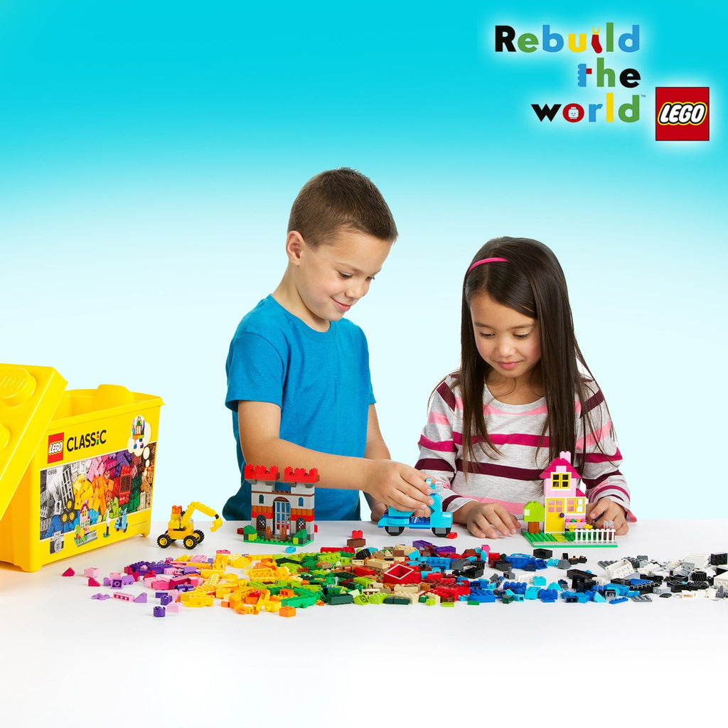 Lego classic - creatieve grote opbergdoos constructiespeelgoed (10698)