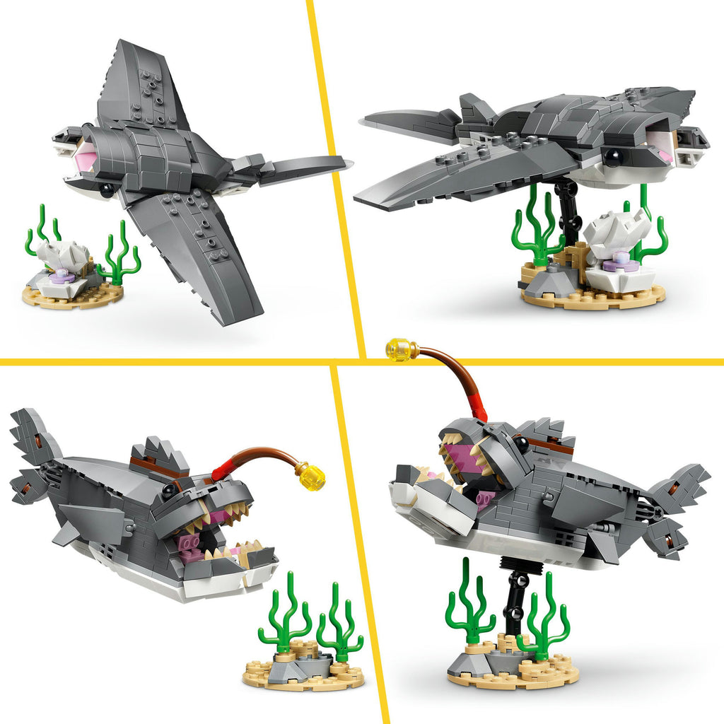 Lego creator 31381 woeste haai met schatkist