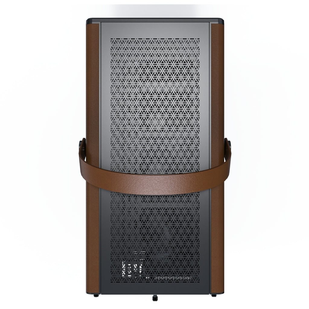 Montech heritage pro midi tower behuizing (zwart beige | 2x usb-a | 1x usb-c)