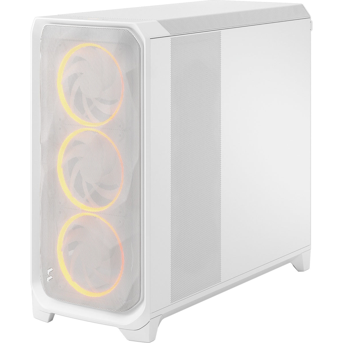 Fractal design meshify 3 xl rgb big tower behuizing (wit | 2x usb-a | 1x usb-c | rgb | tempered glass)