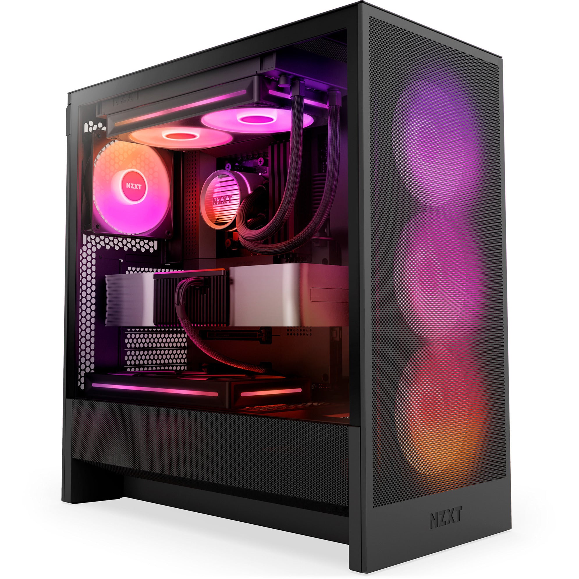 Nzxt kraken core 240 rgb waterkoeling (zwart, 4-pin pwm)