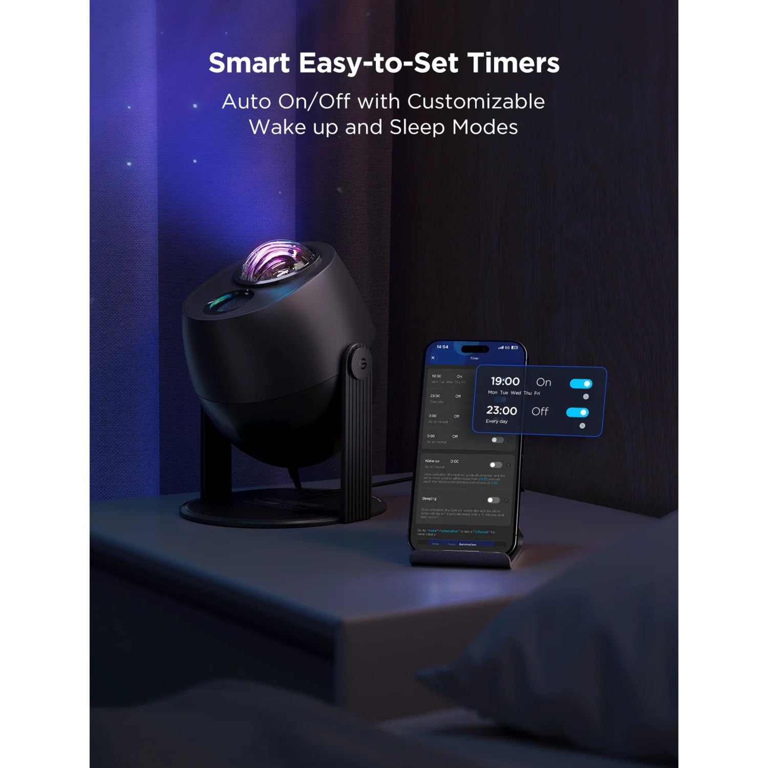 Govee star light projector sfeerverlichting (zwart, 2,4ghz wifi, bluetooth)