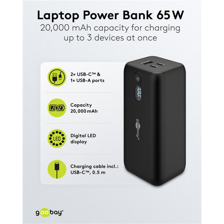 Goobay powerbank (zwart)
