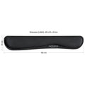 Delock wrist rest for keybord laptop polssteun (zwart)