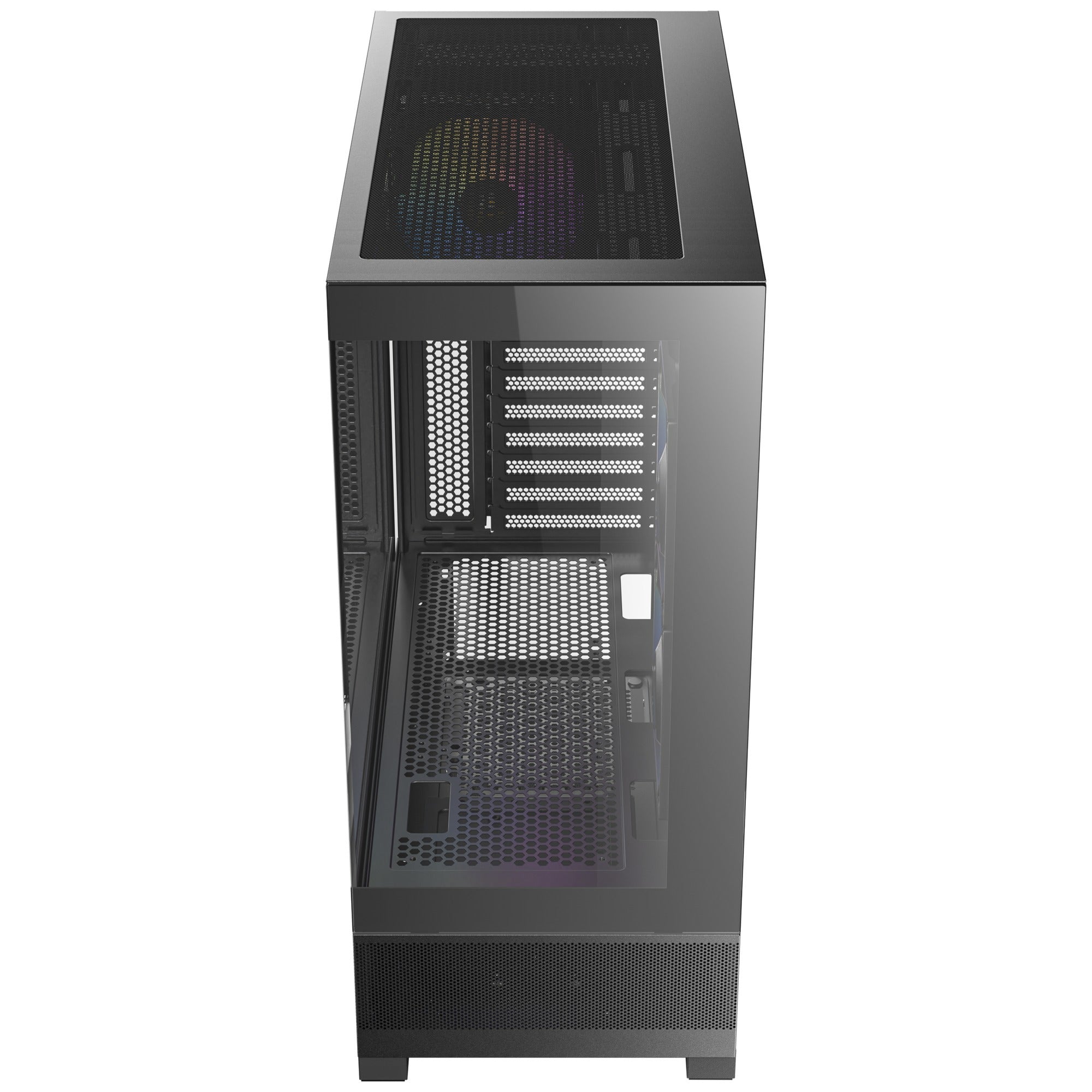 Antec cx700 argb midi tower behuizing (zwart | 1x usb-a | 1x usb-c | tempered glass)