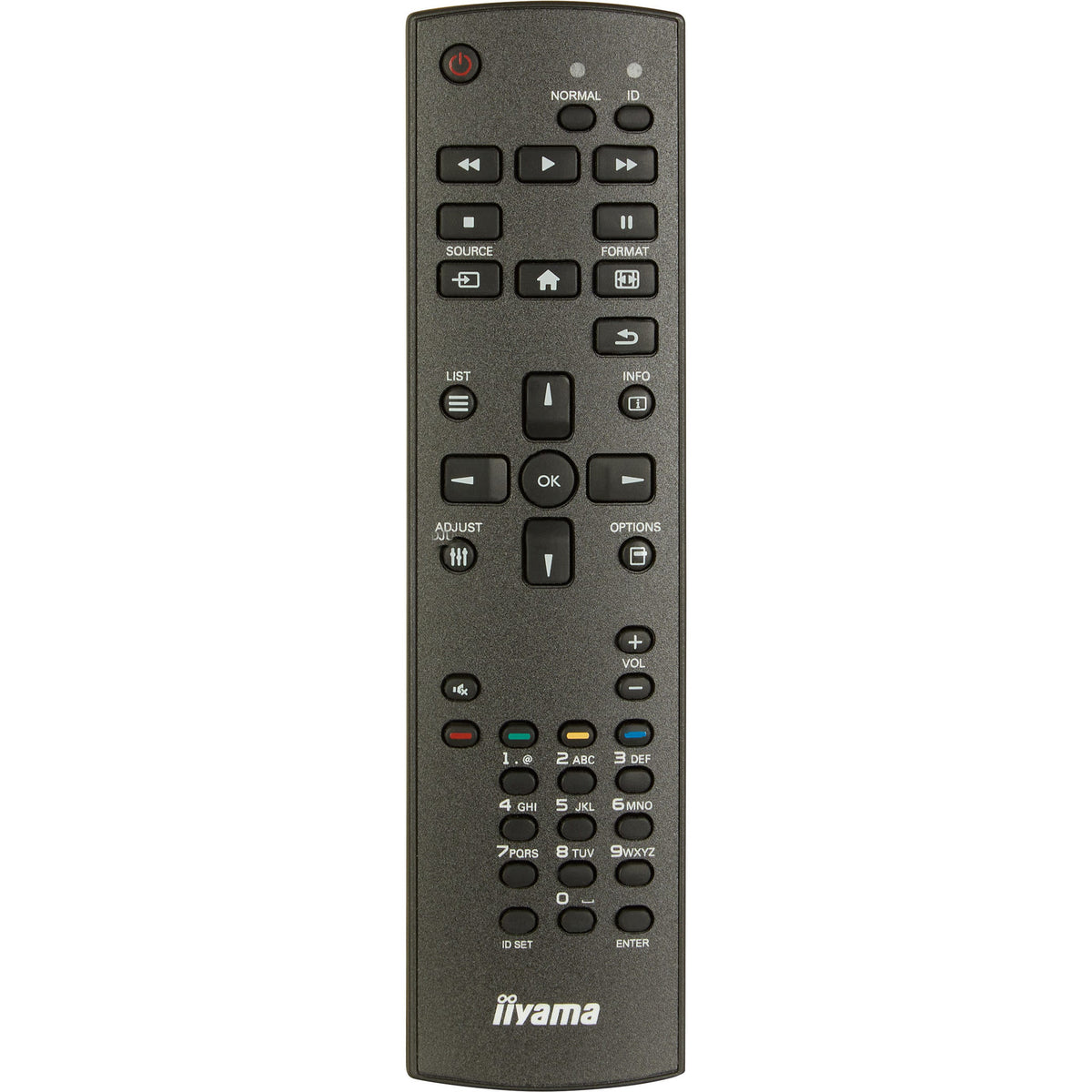 Iiyama prolite x4373uhsu-b2 42.5 4k ultra hd monitor (zwart (mat), 1x displayport, 2x hdmi, 3x usb-c, 2x usb-a)