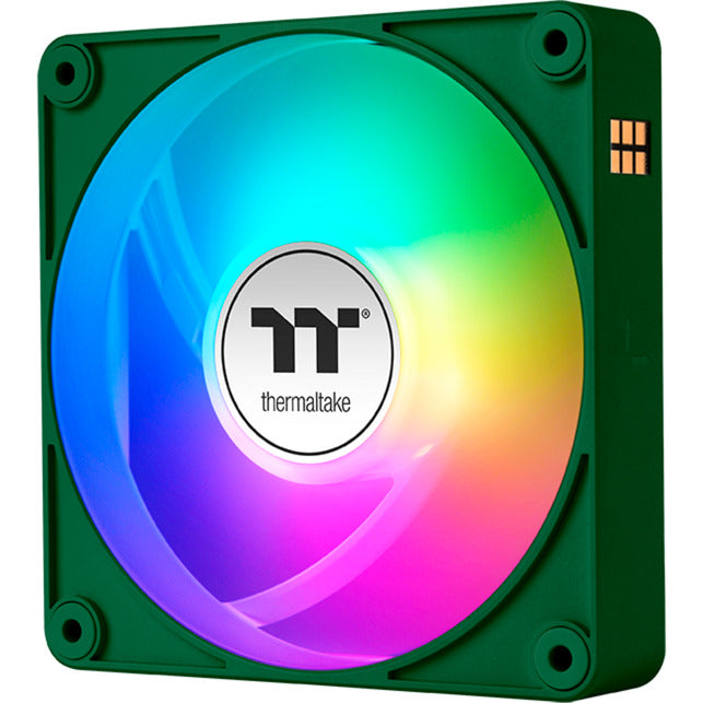 Thermaltake ct120 ex argb sync pc cooling fan racing green (3-fan pack) case fans (groen, 3 stuks, 120 x 120 x 25 mm, pwm)