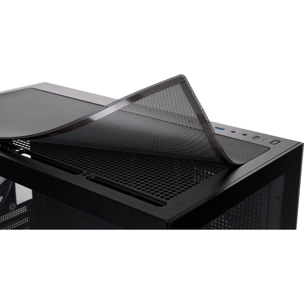 Thermaltake view 270 tg argb midi tower behuizing (zwart | 2x usb-a | 1x usb-c | rgb | tempered glass)