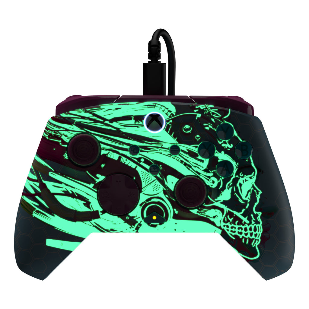 Turtle beach pdp rematch glow geavanceerde bedrade controller (android dreams, xbox serie x|s, xbox one, pc)