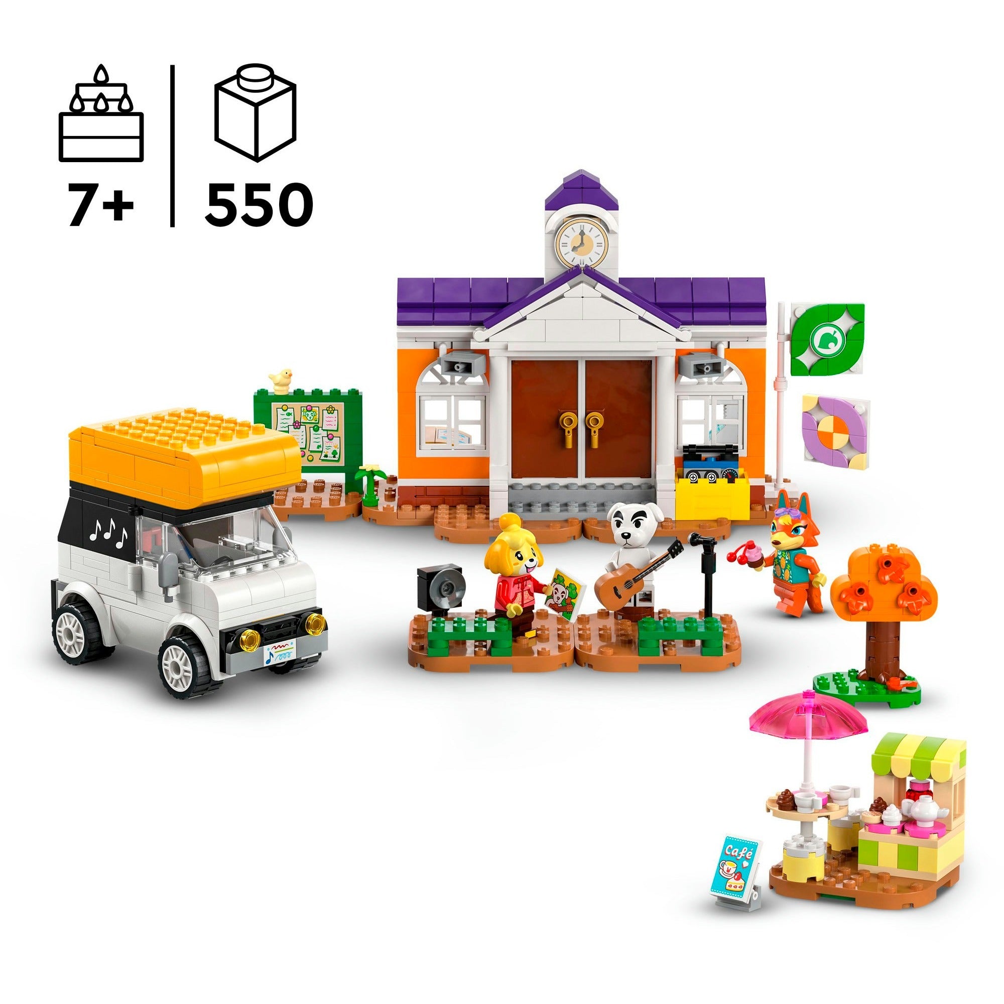 Lego animal crossing - k.k.'s pleinconcert constructiespeelgoed (77052)