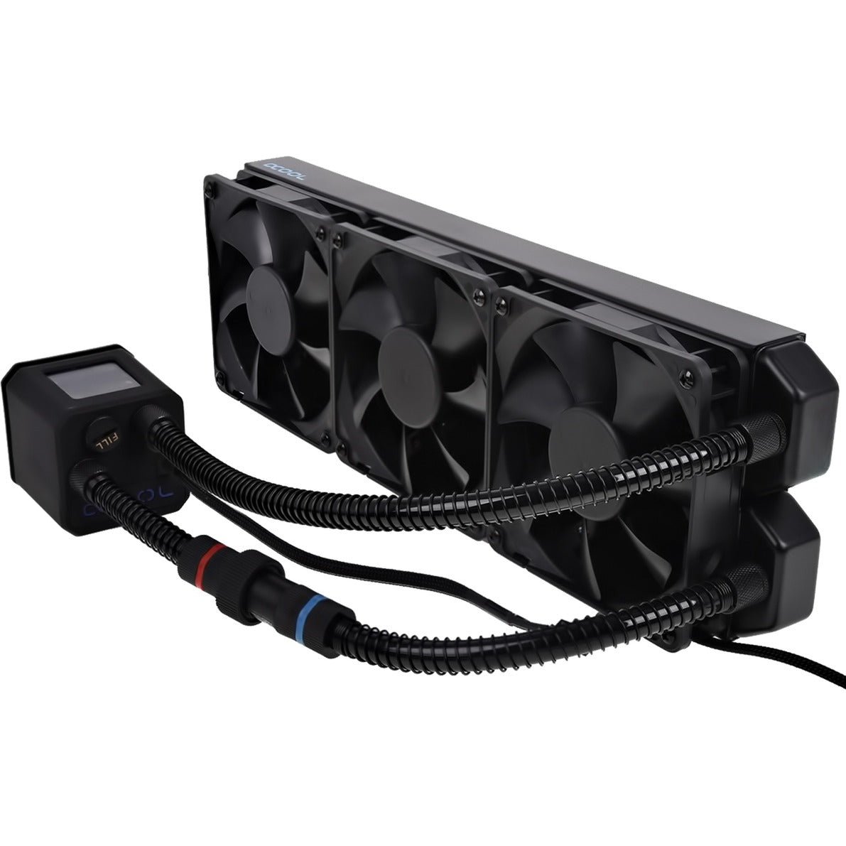 Alphacool eisbaer 360 waterkoeling (zwart, 4-pins pwm fan-connector)