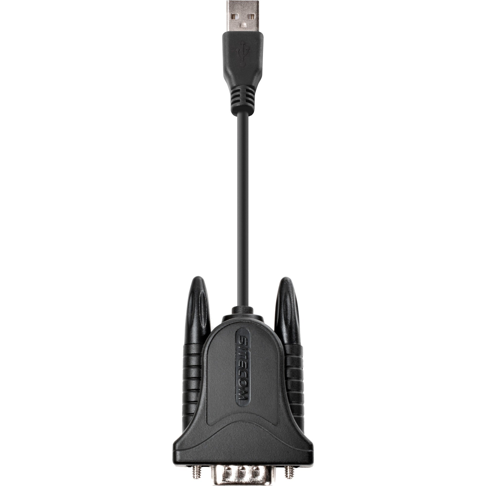 Sitecom usb > seriële kabel 0,6m usb-adapter (zwart zilver, cn-104, retail)