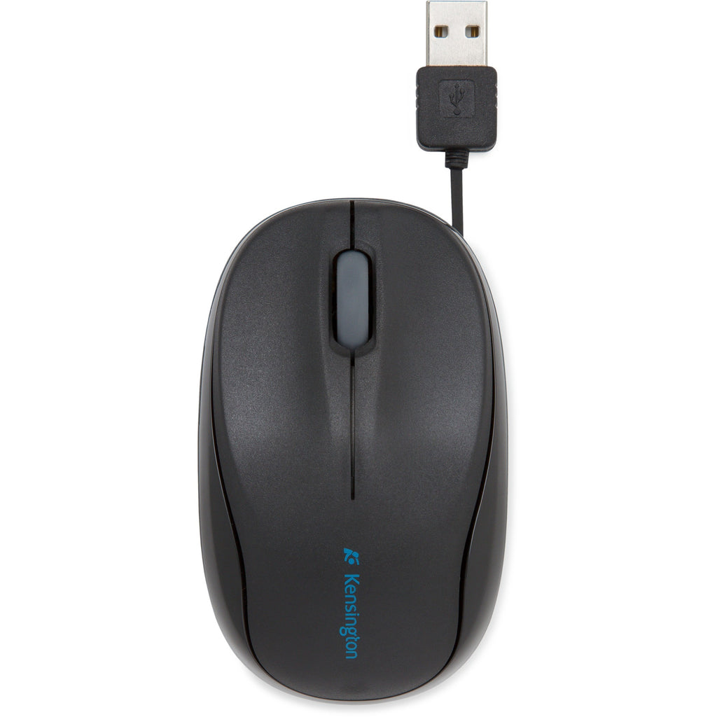 Kensington pro fit intrekbare mobiele muis (zwart, 1000dpi)