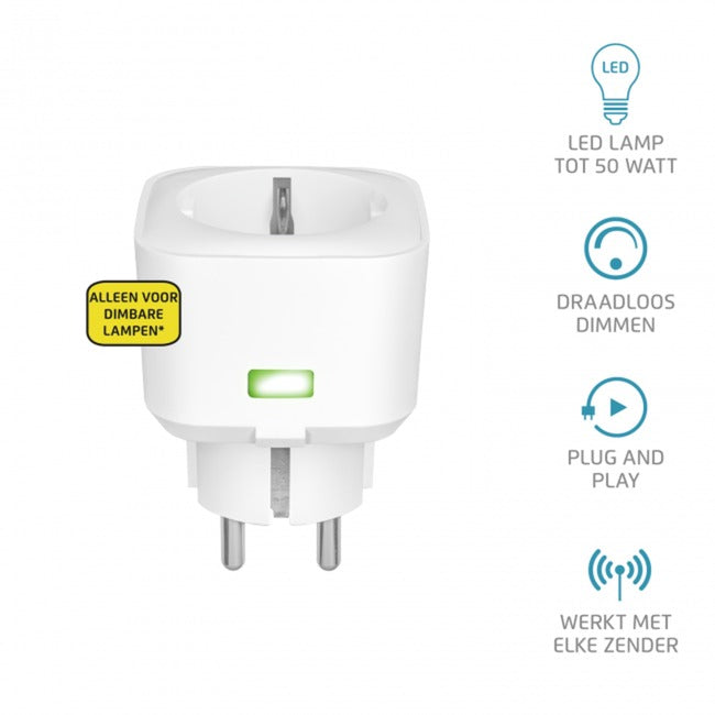 Klikaanklikuit stopcontactdimmer - acc-250-ld nl