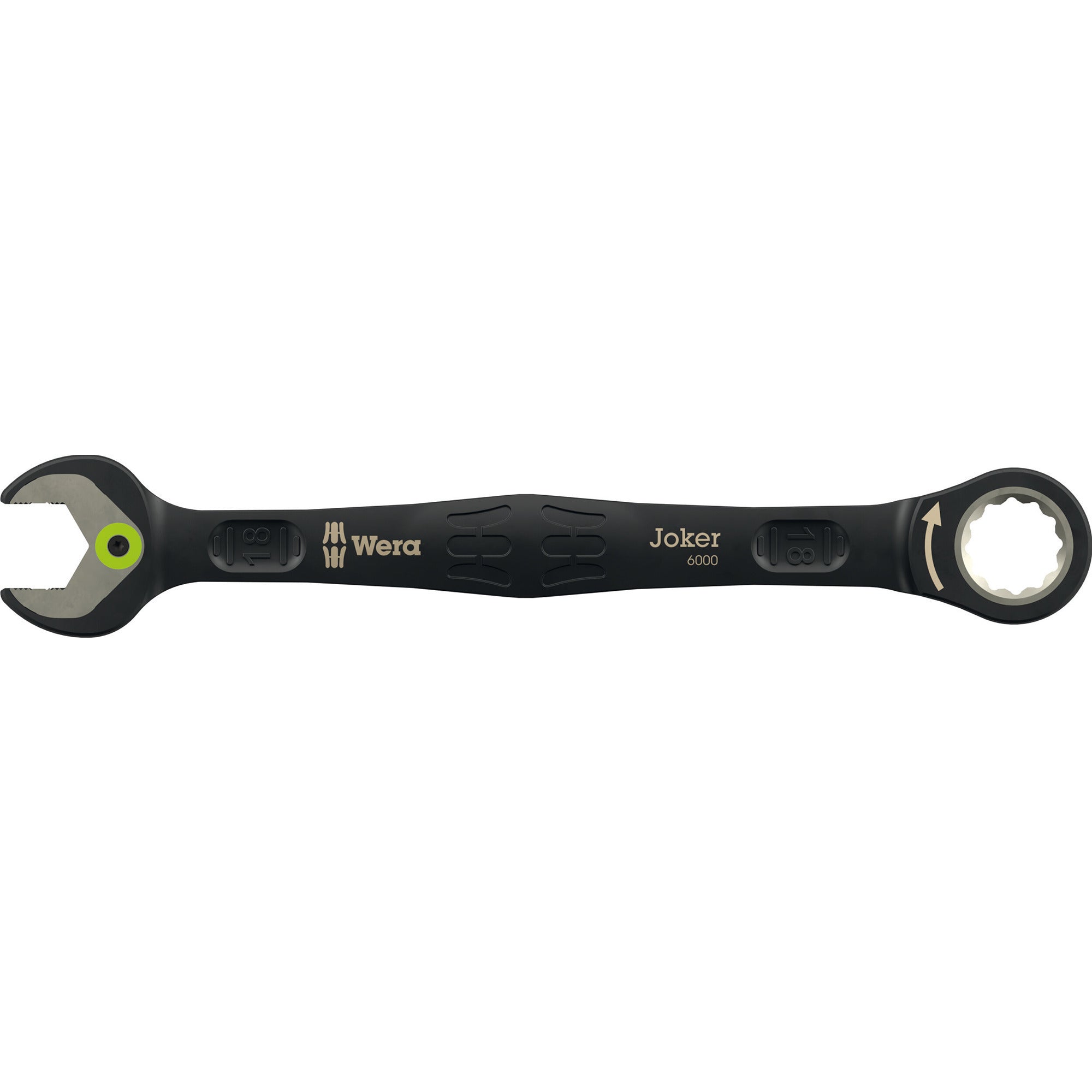 Wera 6000 joker black edition 11 set 1 steek-ringratelsleutelset, 11‑delig moersleutel (zwart)