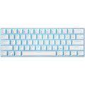 Royal kludge rk61 draadloos mechanisch toetsenbord (wit, us lay-out (qwerty), 60%, brown switch, rgb, hot swap, 2.4 ghz | usb-c | bluetooth)