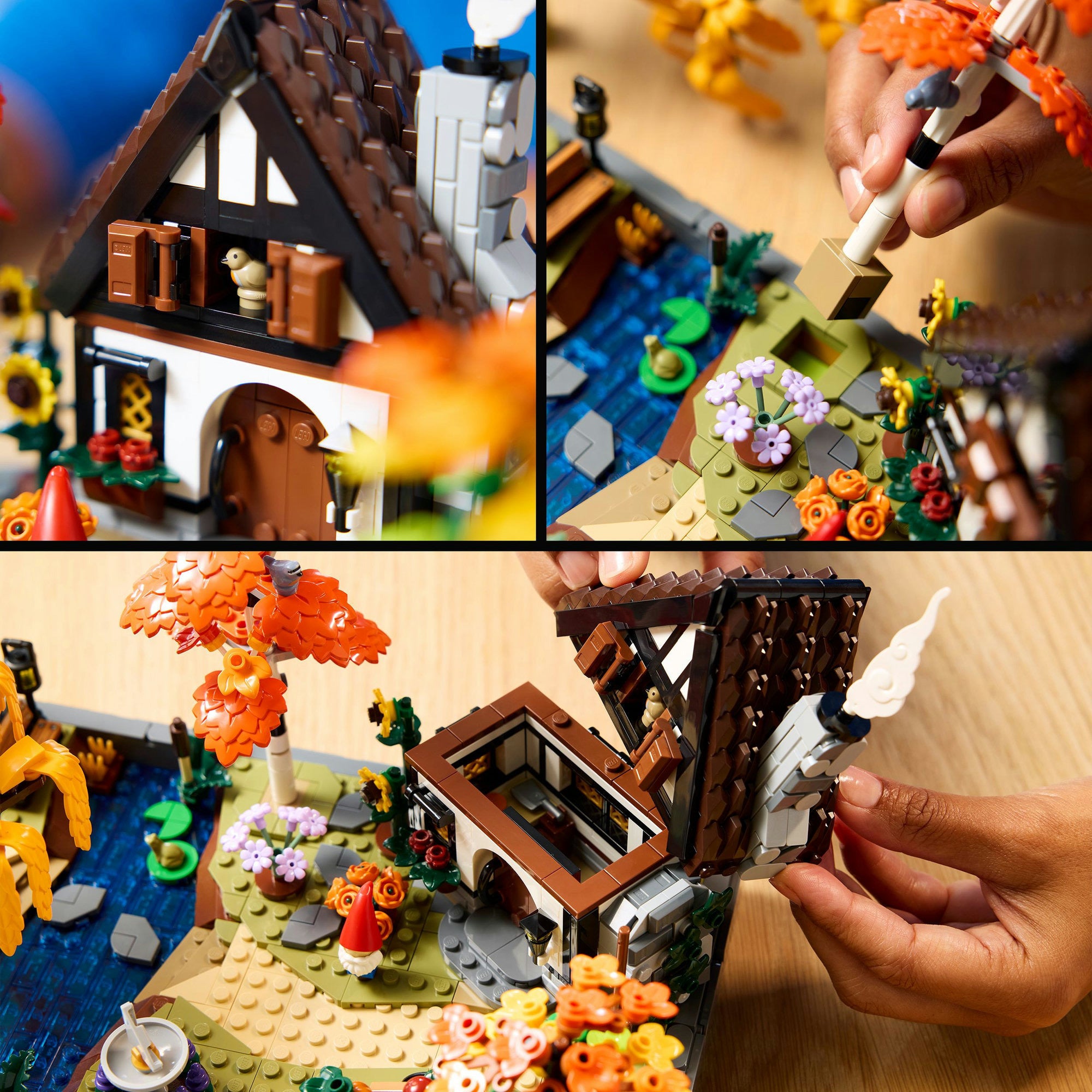 LEGO Icons 11372 Herbstgarten mit Hütte