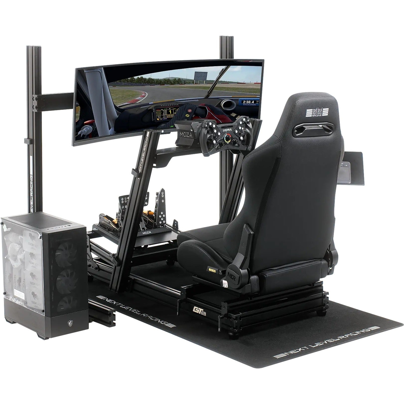 Next level racing premium xl floor mat (zwart)