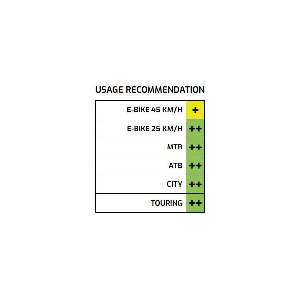 Ryde ZAC Big Bull 28 29 622 x 25C Aluminiumfelge - 36-Loch 14G - schwarzer Untergrund