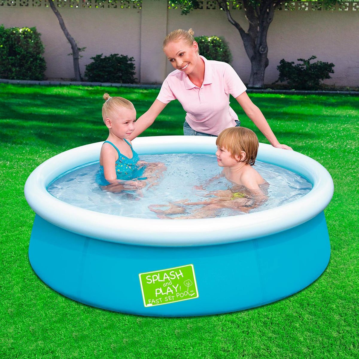 Bestway-Pool mit aufblasbarem Rand, 152 cm