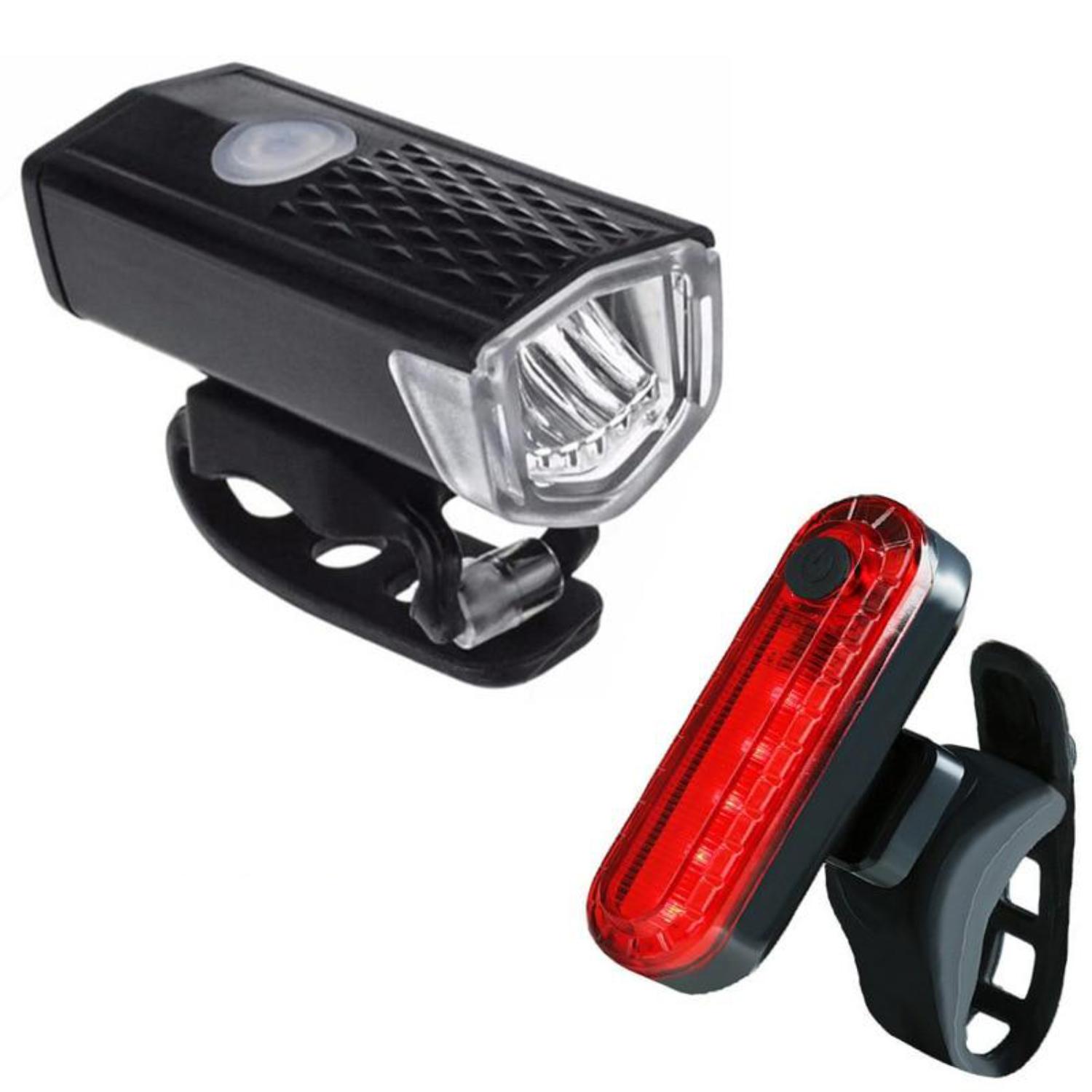 Led-fietslamp - voor- en achterlicht
