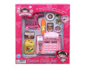 Aro scankassa roze met accessoires