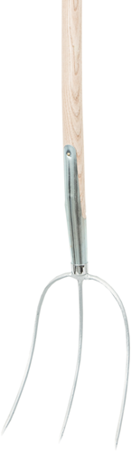 Connex hooivork 3 tanden rechte steel - flor22570