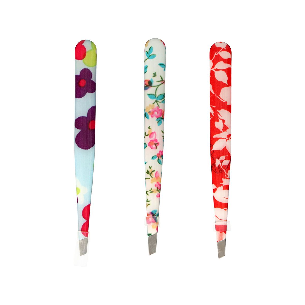 Face nail pincet bloemen assorti display 36 stuks