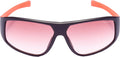 Formula Zonnebril unisex rechthoekig cat.4 zwart