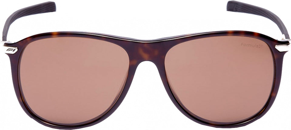 Sonnenbrille Unisex Runde Katze.4 Dunkelbraun/Braun