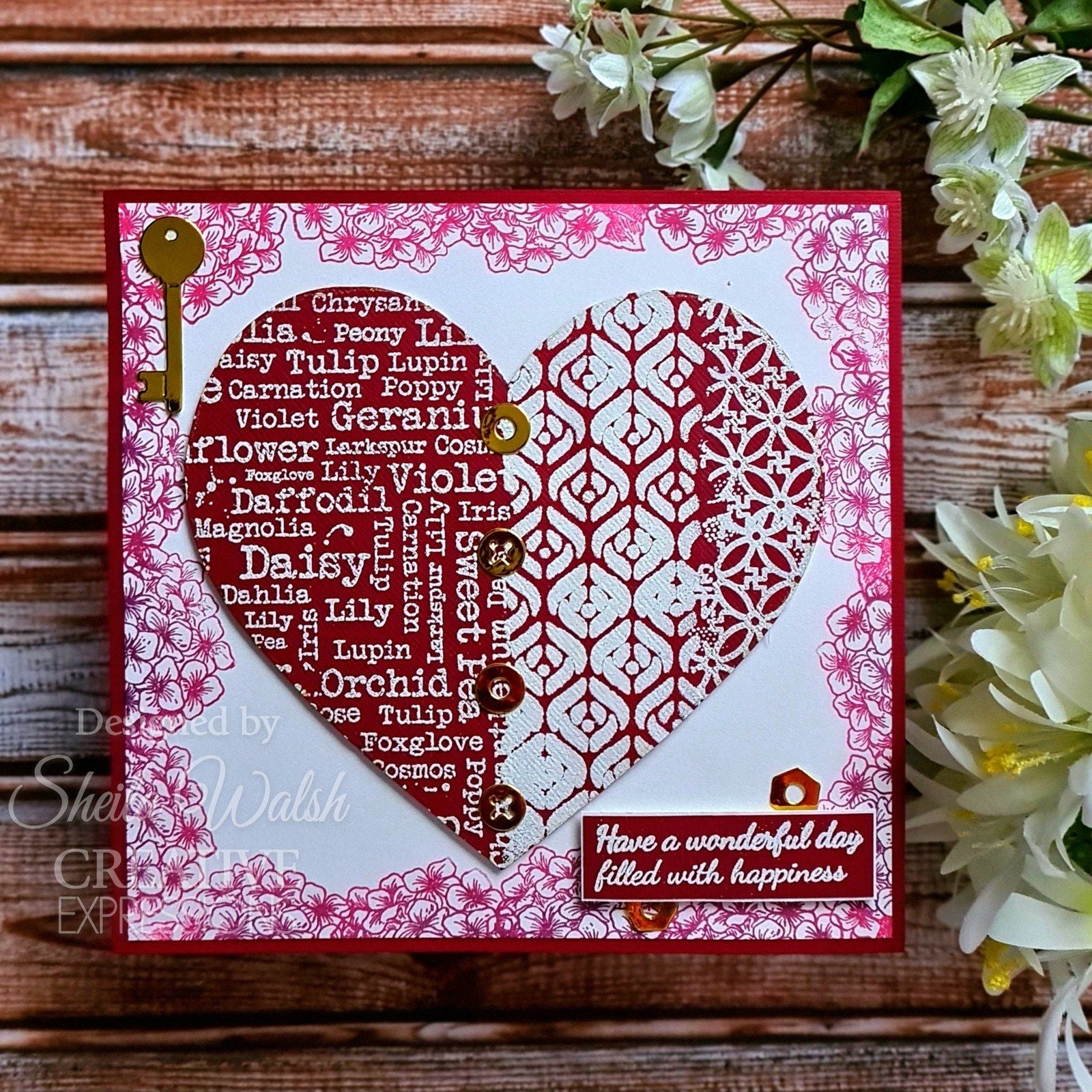 Woodware • clear singles stamp set garden tags