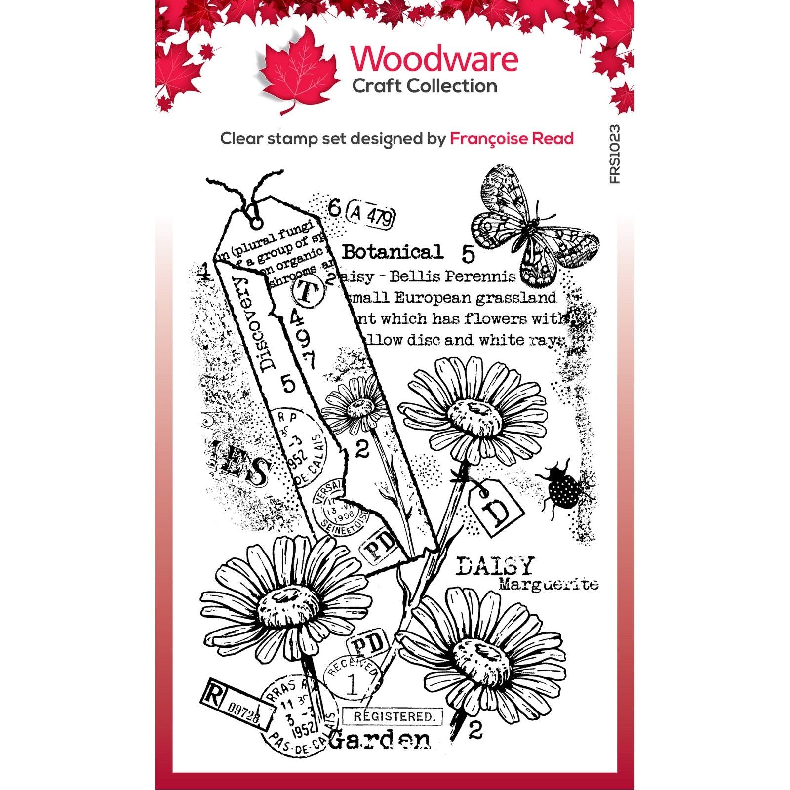 Woodware • clear singles stamp set garden daisies