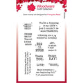 Woodware • clear singles postage stamp greetings