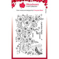 Woodware • clear singles stamp hollyhocks