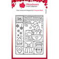 Woodware • clear singles winter sampler 4 in x 6 in stamp set