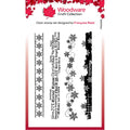 Woodware • clear singles christmas borders 4 in x 6 in stamp set