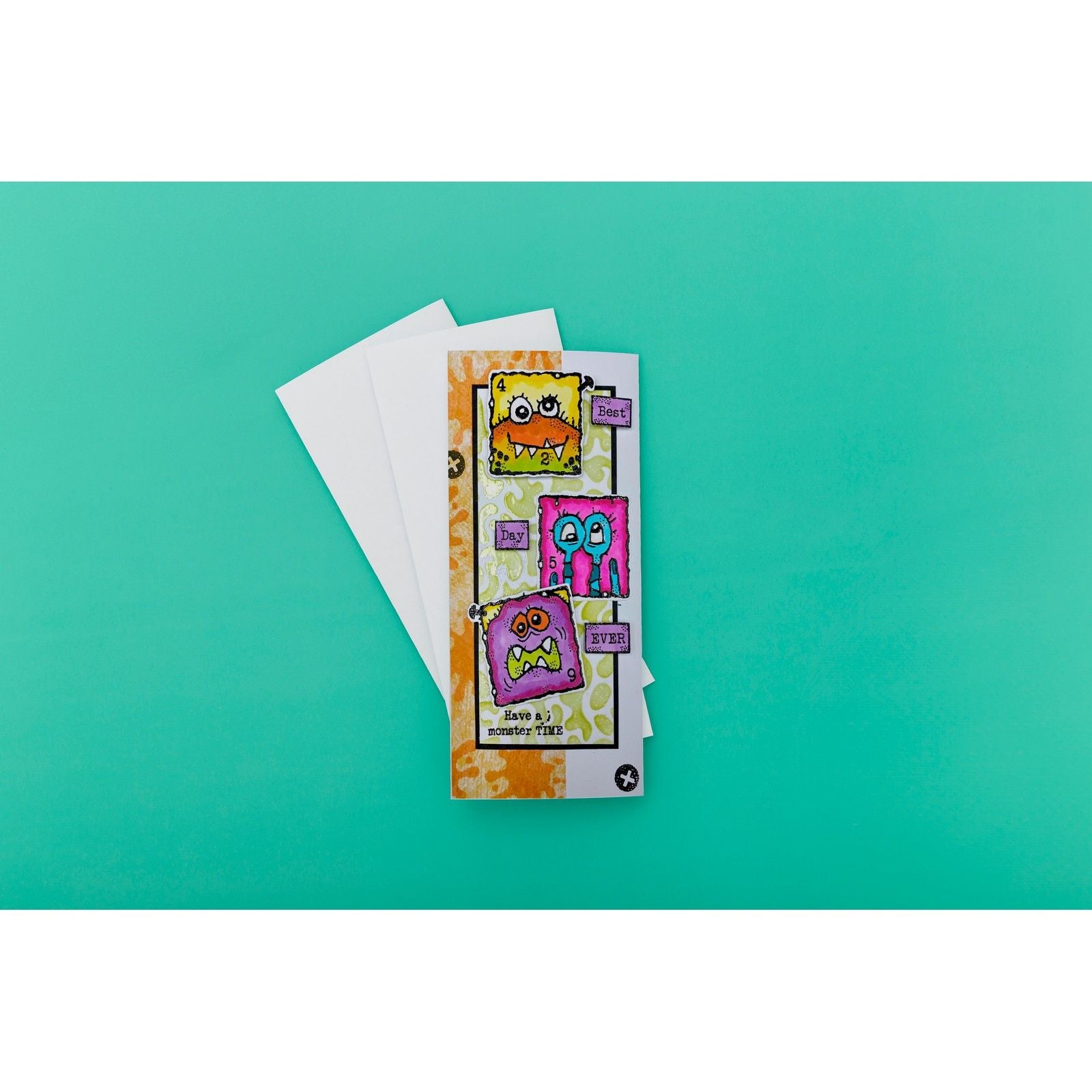Woodware • clear singles birthday tape words stamp set