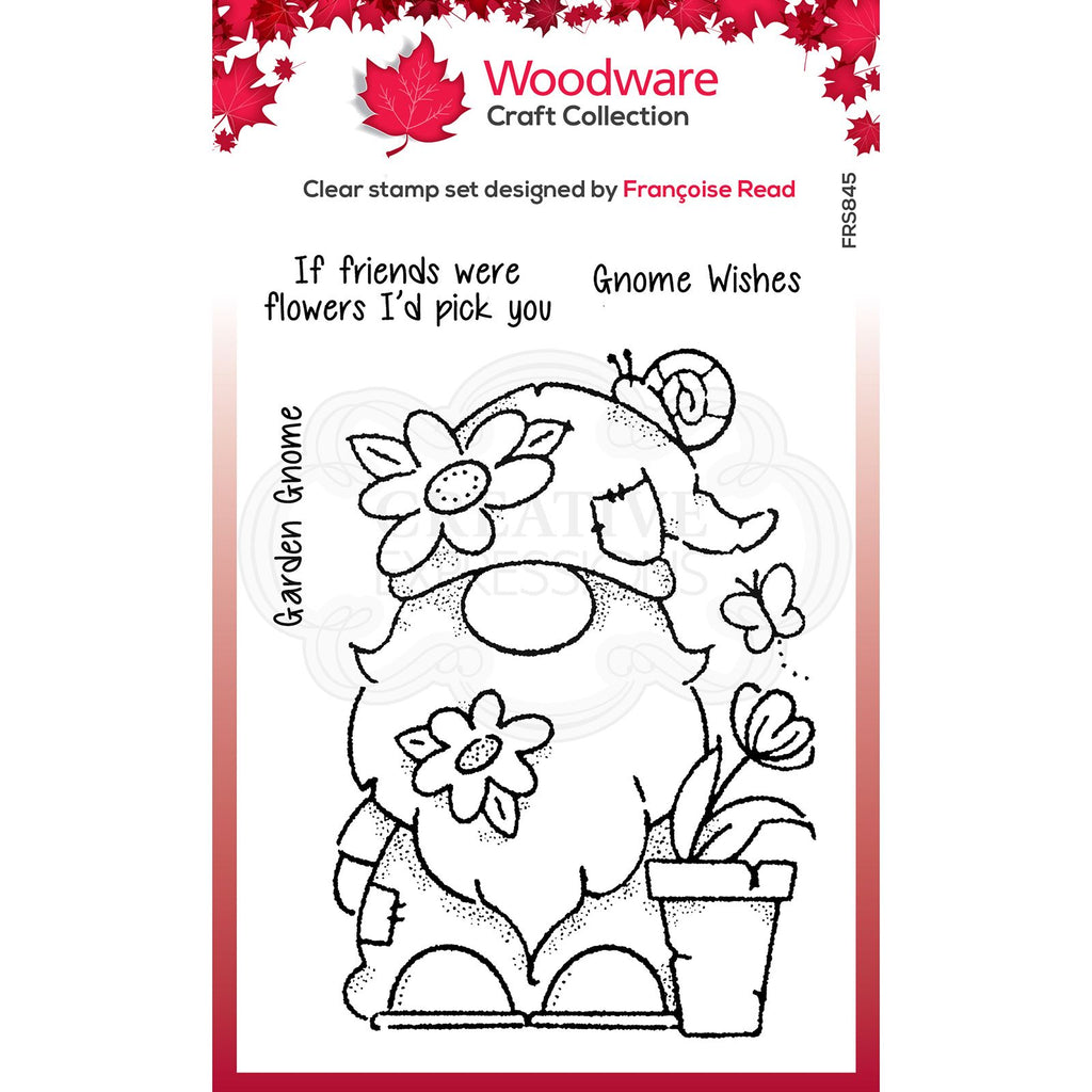 Woodware • clear stamp singles tuinkabouter