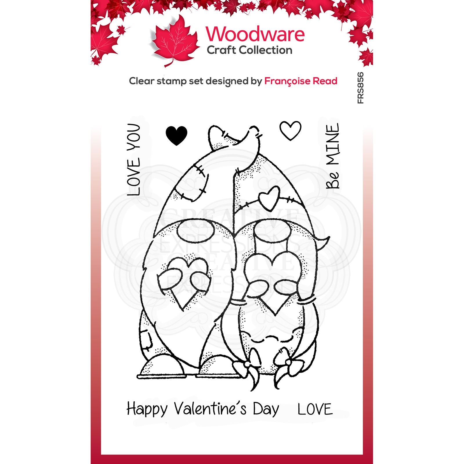 Woodware • clear stamp singles valentine gnome