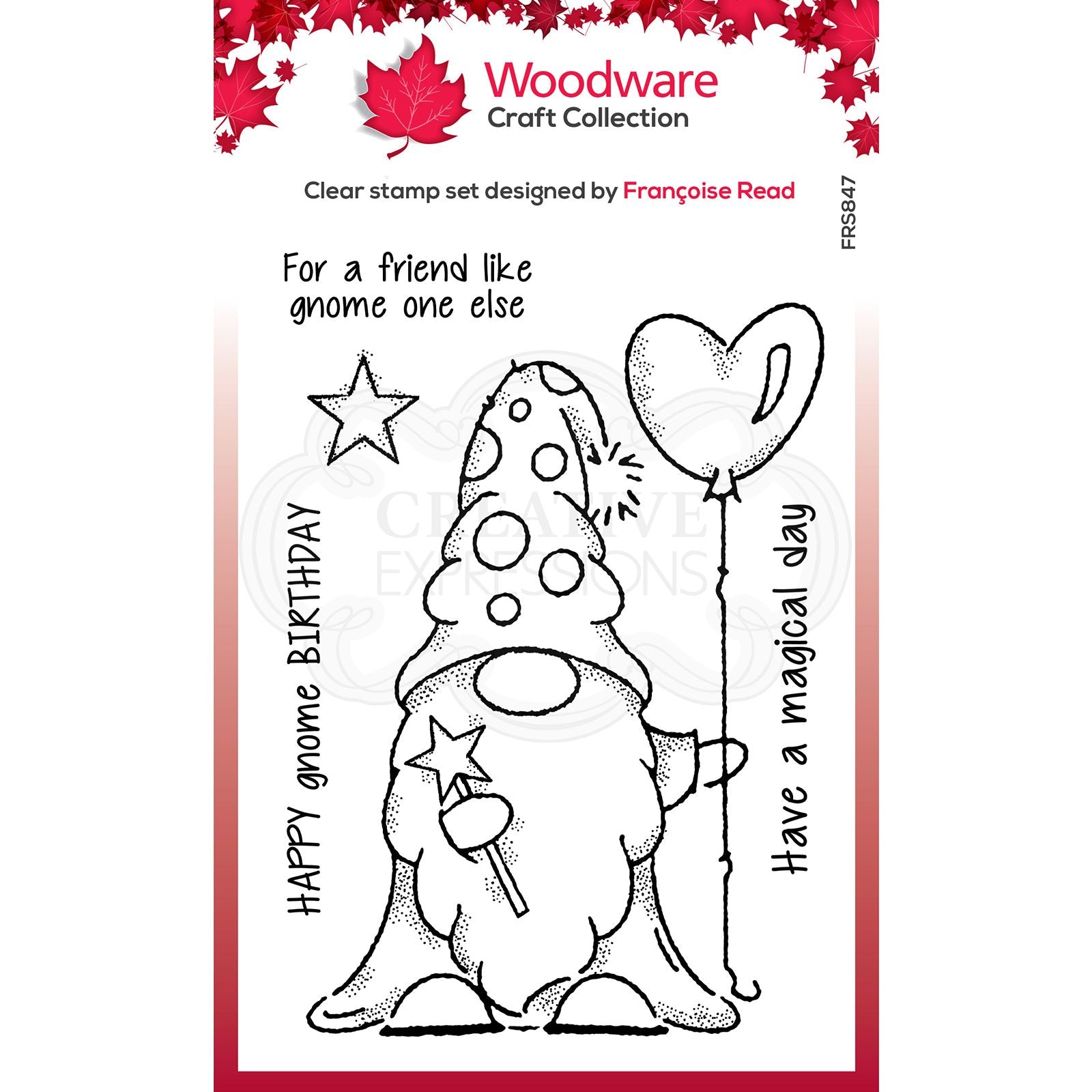 Woodware • clear stamp singles wizard gnome