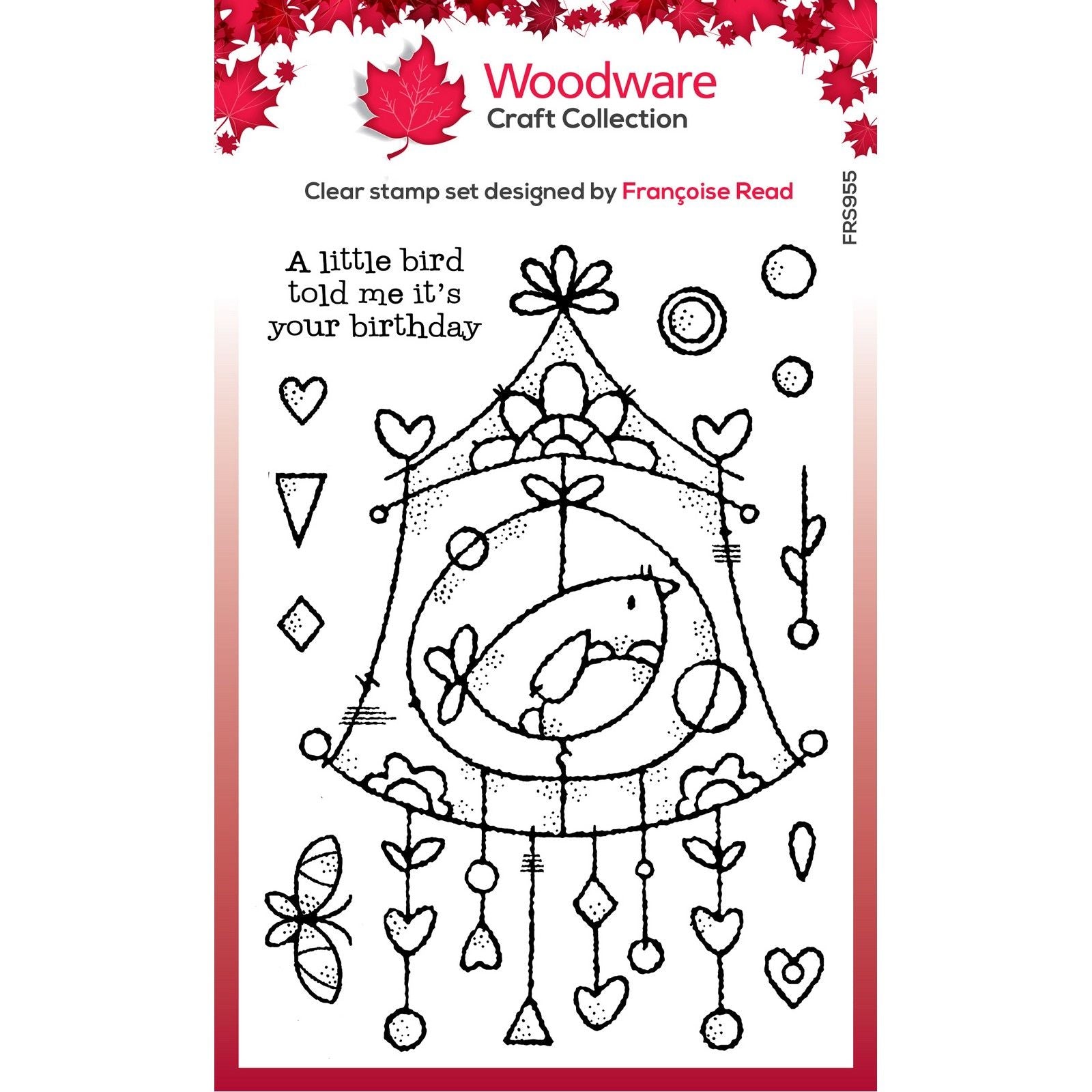 Woodware • clear singles stempel wire birdhouse