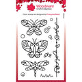 Woodware • clear singles stempel wired butterflies