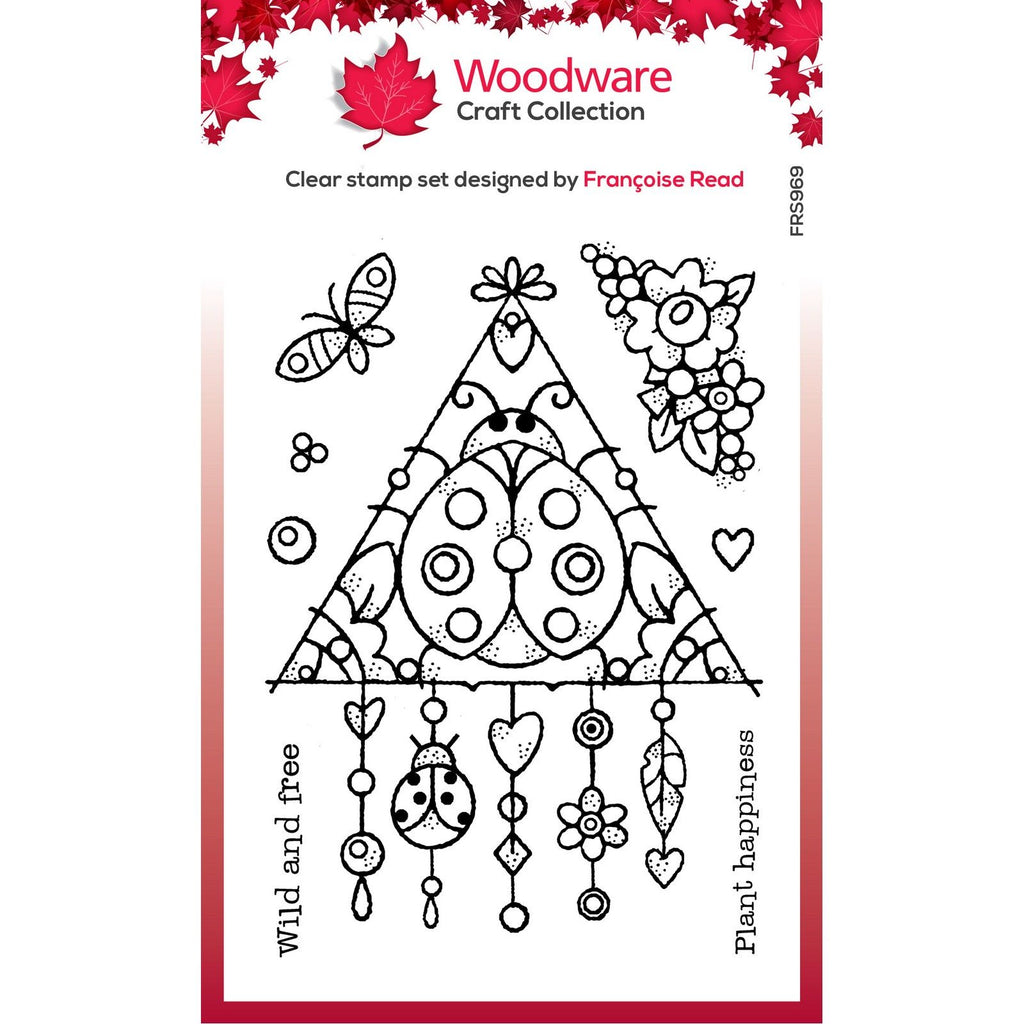 Woodware • clear singles stempel ladybird dream