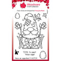 Woodware • clear singles stamp egg painting gnome