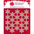 Woodware • mask sjabloon snowflake screen