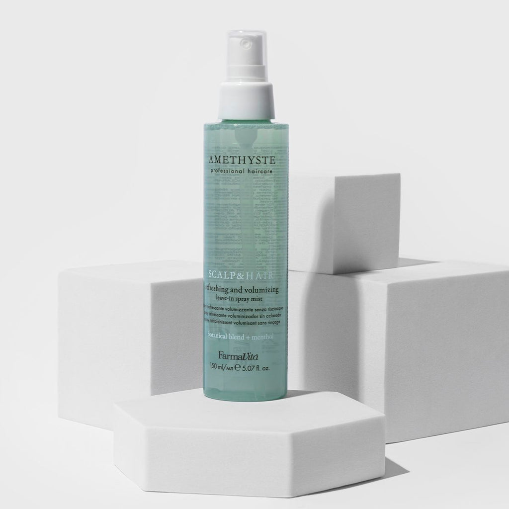 Farmavita amethyste scalp hair refreshing and volumizing leave-in spray mist 150ml